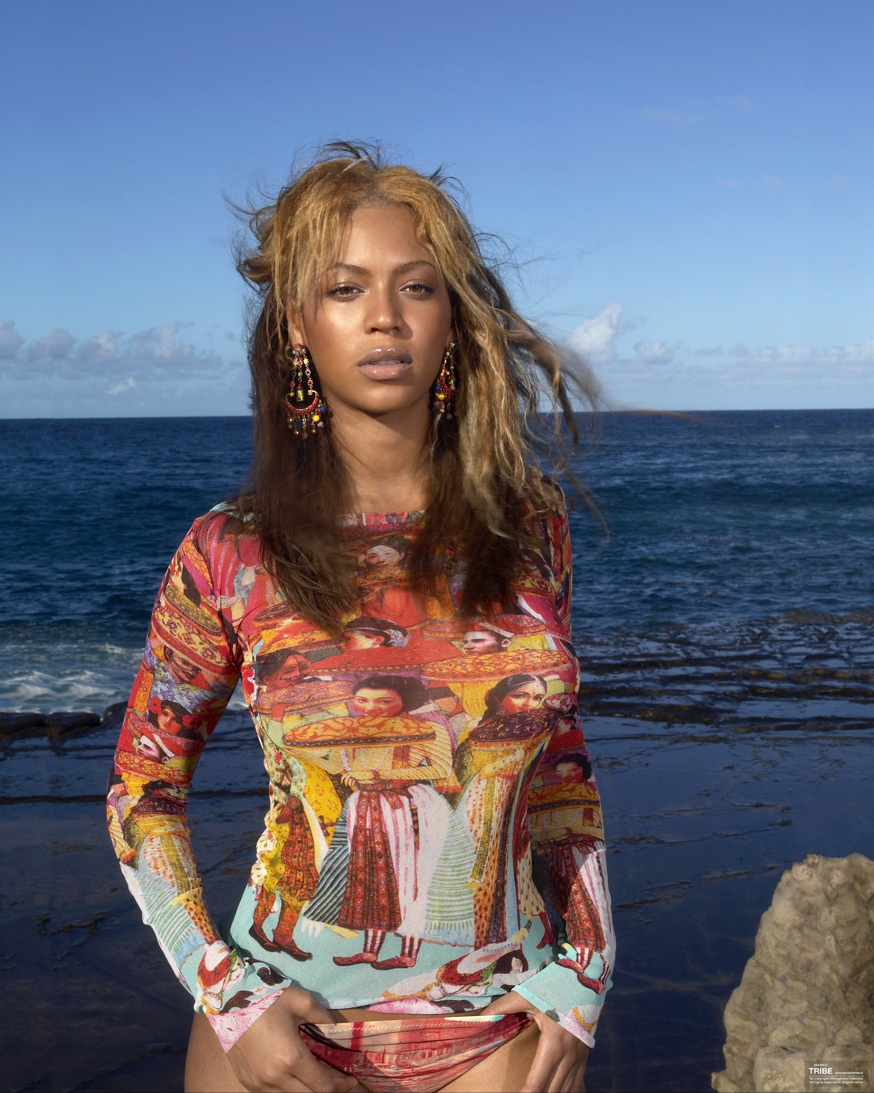 JEAN PAUL GAULTIER Collector "Around the World" mesh shirt 2000