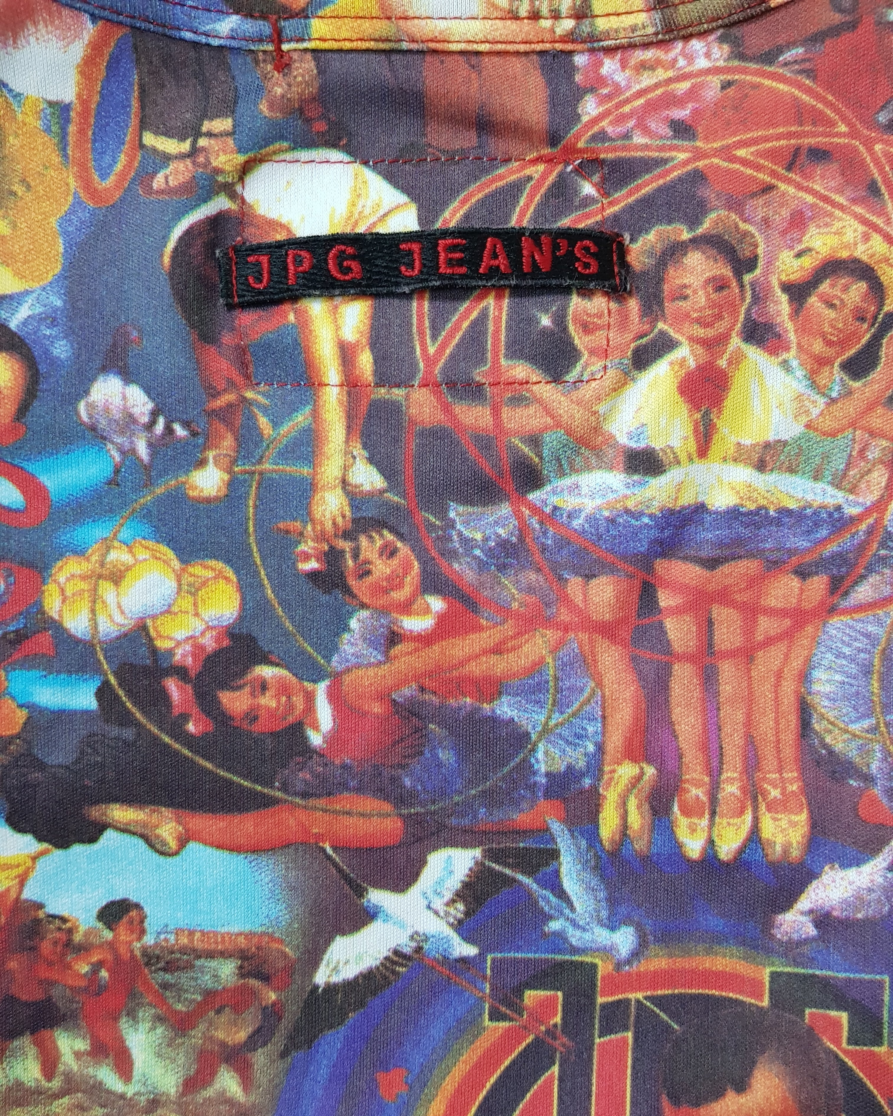 JEAN PAUL GAULTIER Chinese propaganda Top 1990