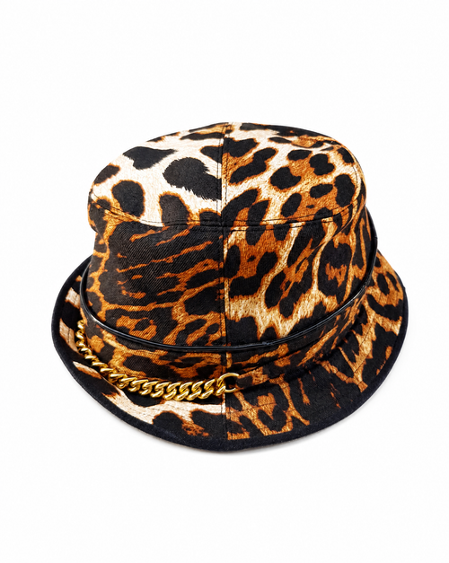 CHRISTIAN DIOR by John Galliano leopard hat AW 2004