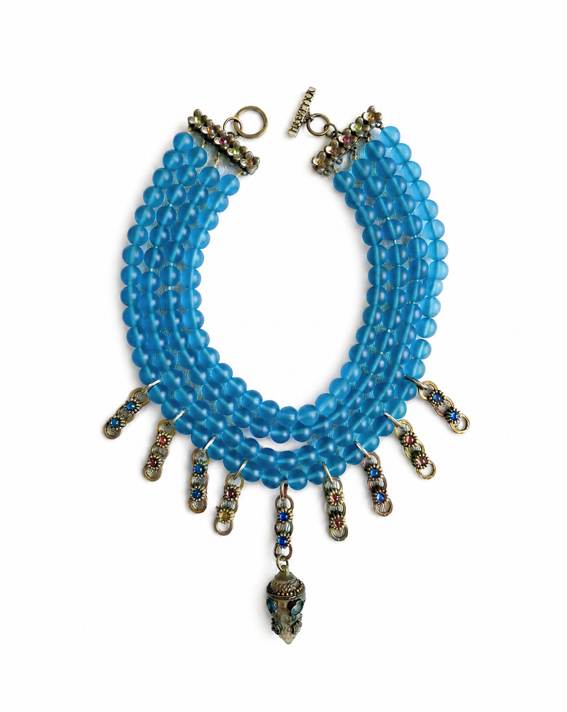 JEAN PAUL GAULTIER Iconic multi row Choker SS 1994