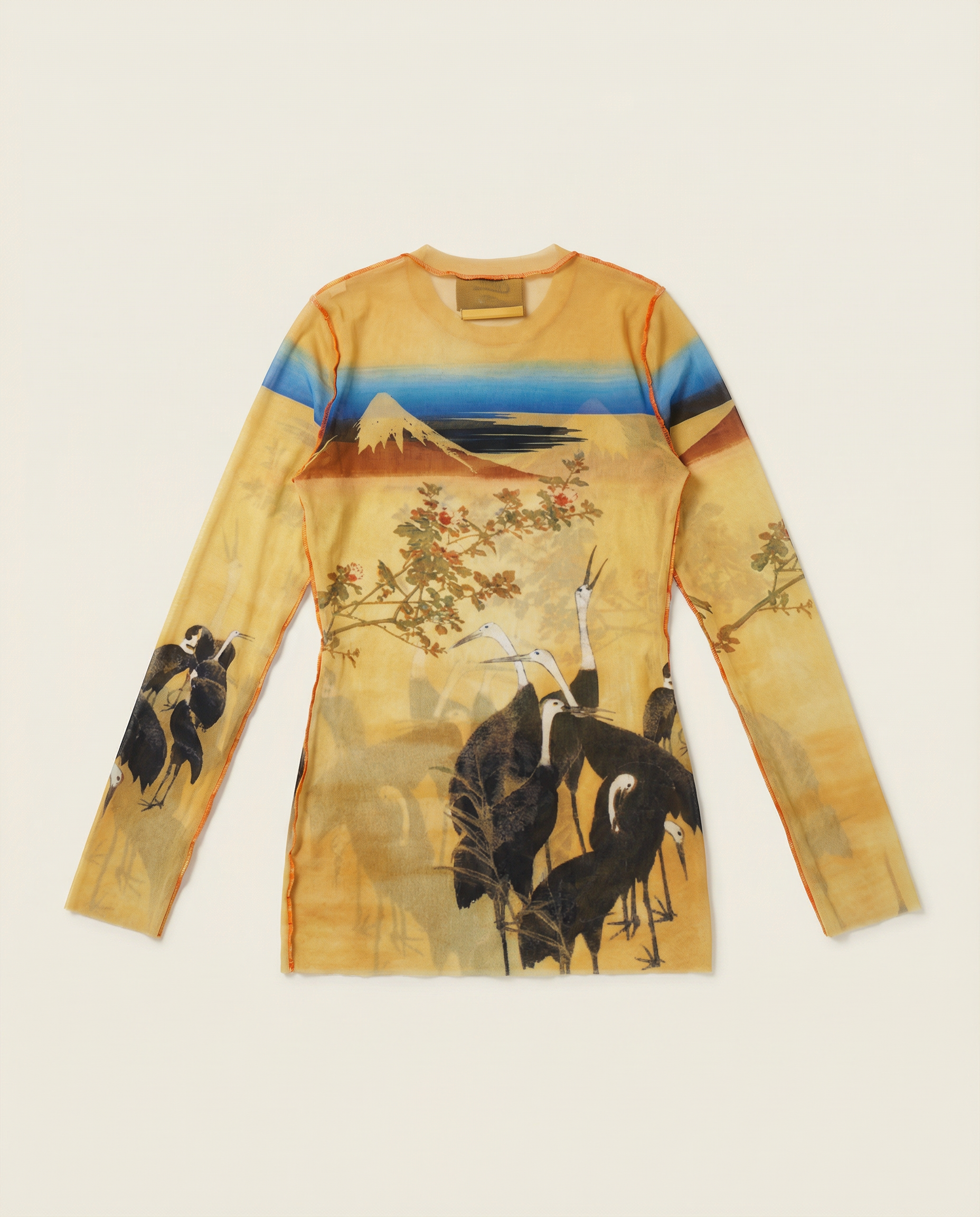 JEAN PAUL GAULTIER Mount Fuji mesh set SS 1999