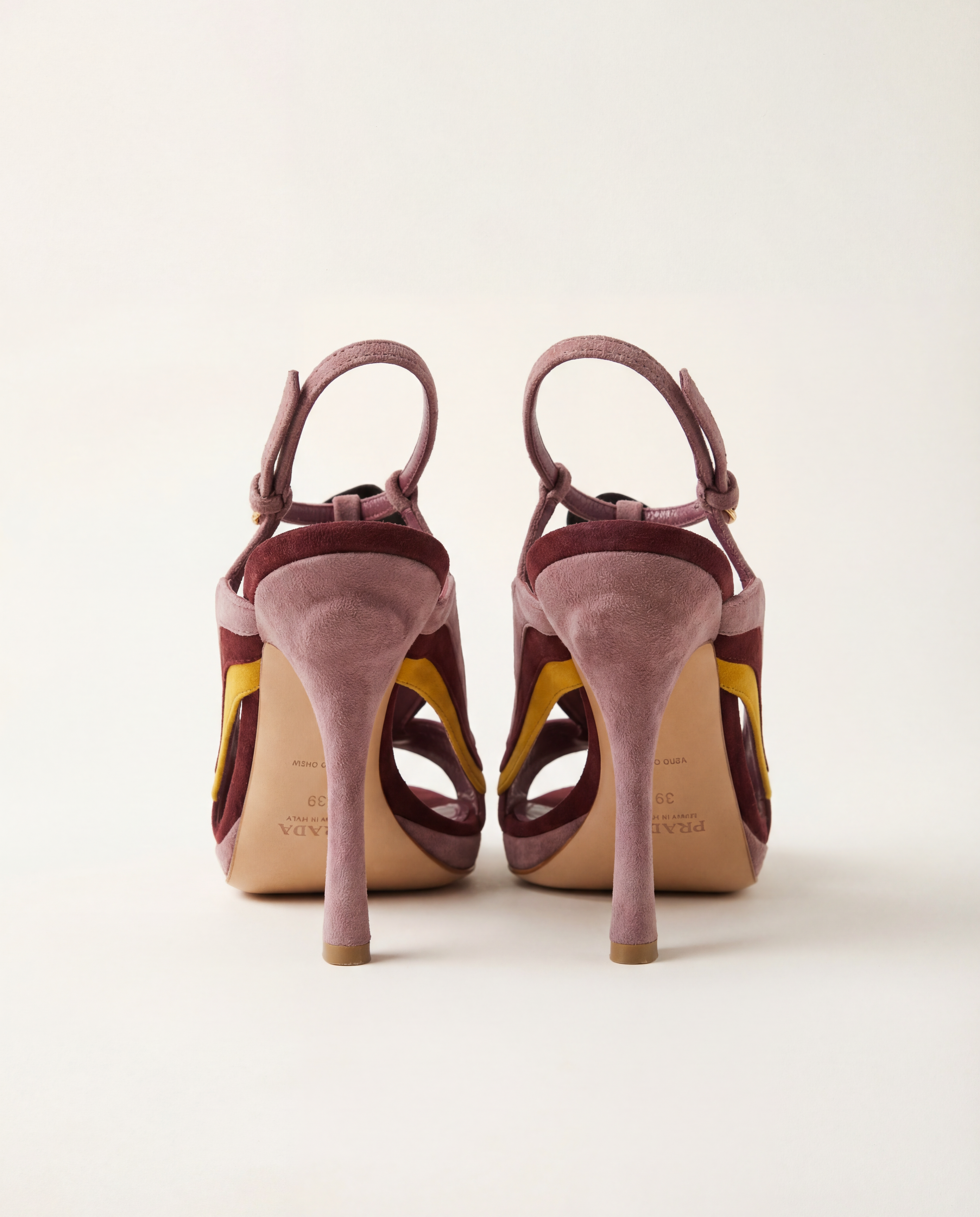 PRADA Multicolor Suede Floral Fairy Collection Sandal SS 2008