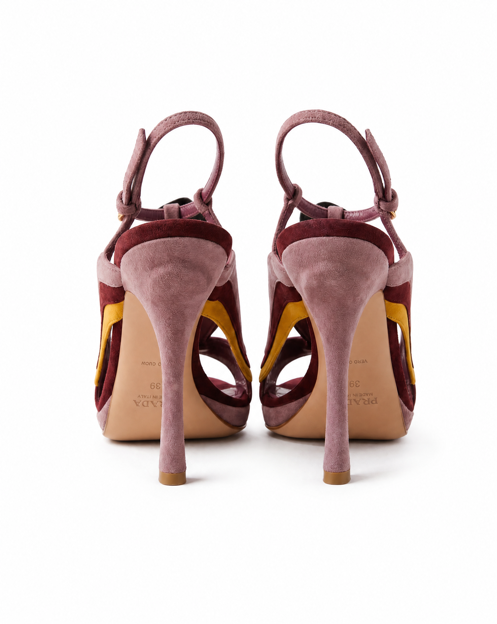 PRADA Multicolor Suede Floral Fairy Collection Sandal SS 2008