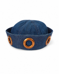 JEAN PAUL GAULTIER JEANS denim sailor hat 1990