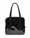 PRADA Black Spazzolato Tote 1995