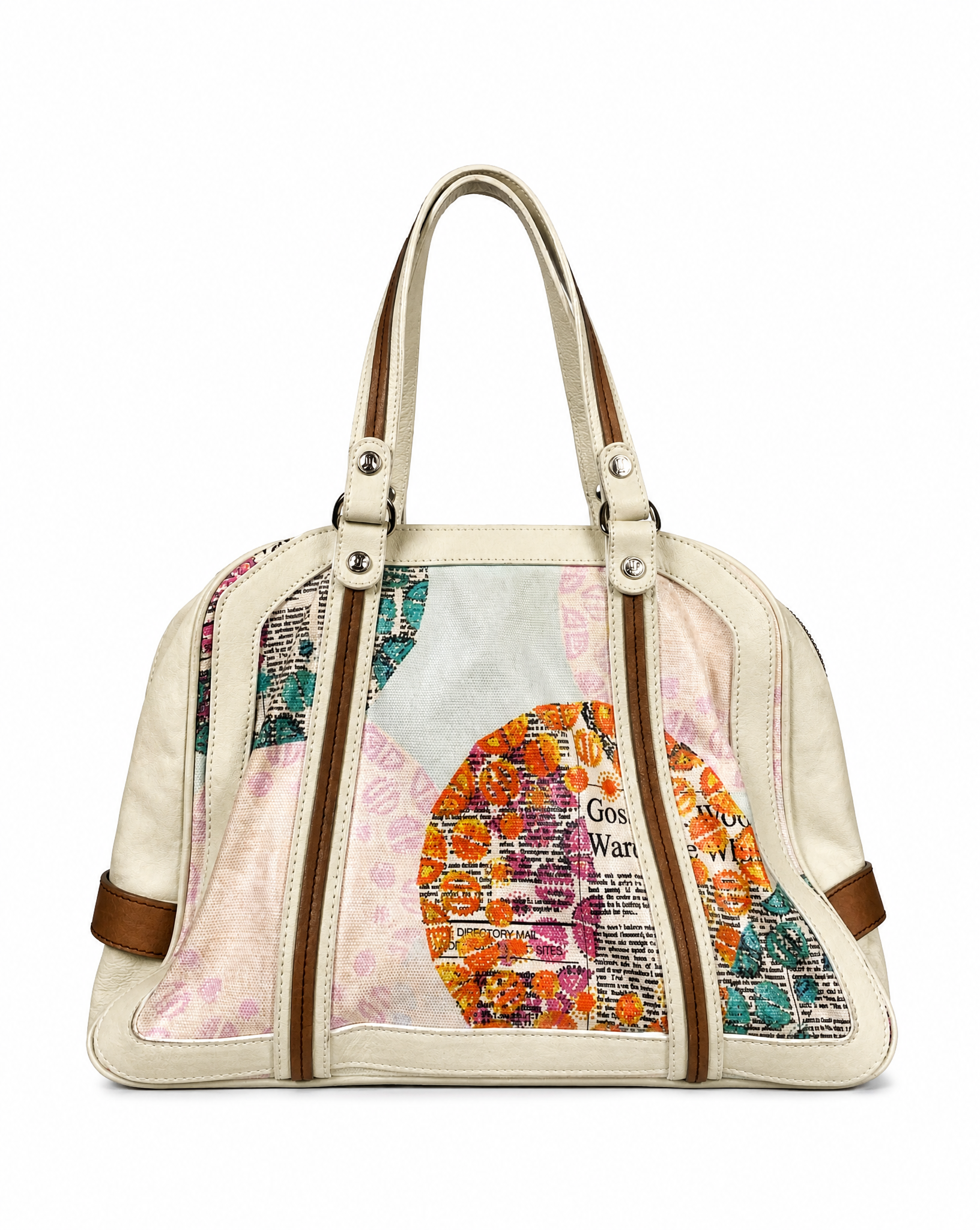 JOHN GALLIANO Newspaper Gazette Shoulder Bag 2000
