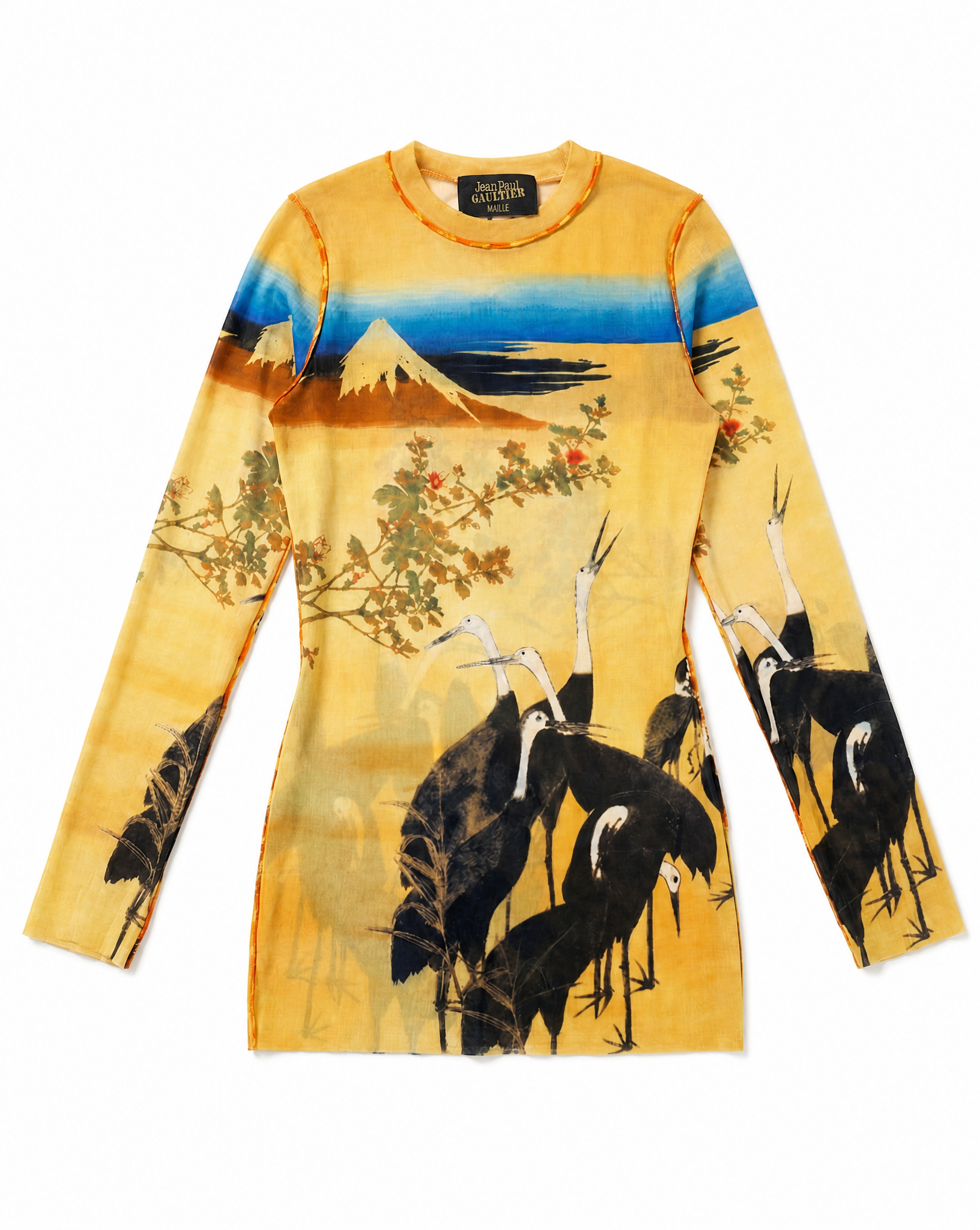 JEAN PAUL GAULTIER Mount Fuji mesh set SS 1999