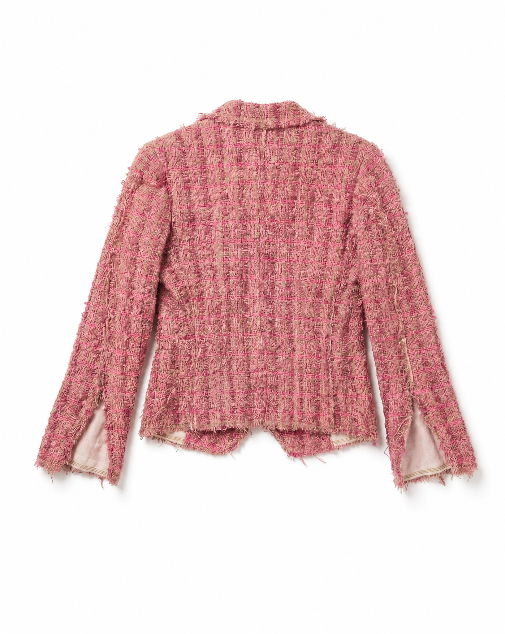 JUNYA WATANABE POUR COMME DES GARÇONS pink tweed Jacket circa 2000