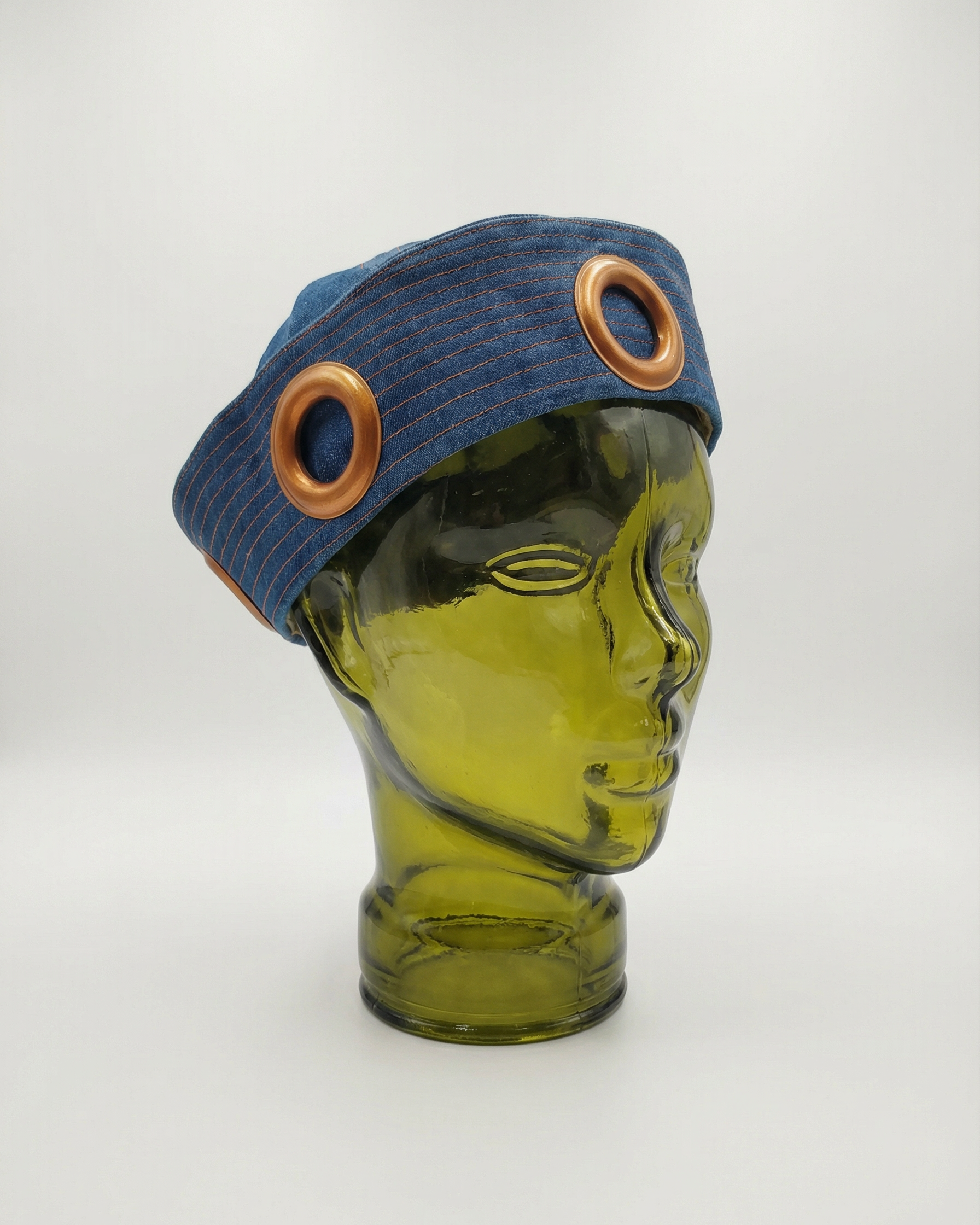 JEAN PAUL GAULTIER JEANS denim sailor hat 1990