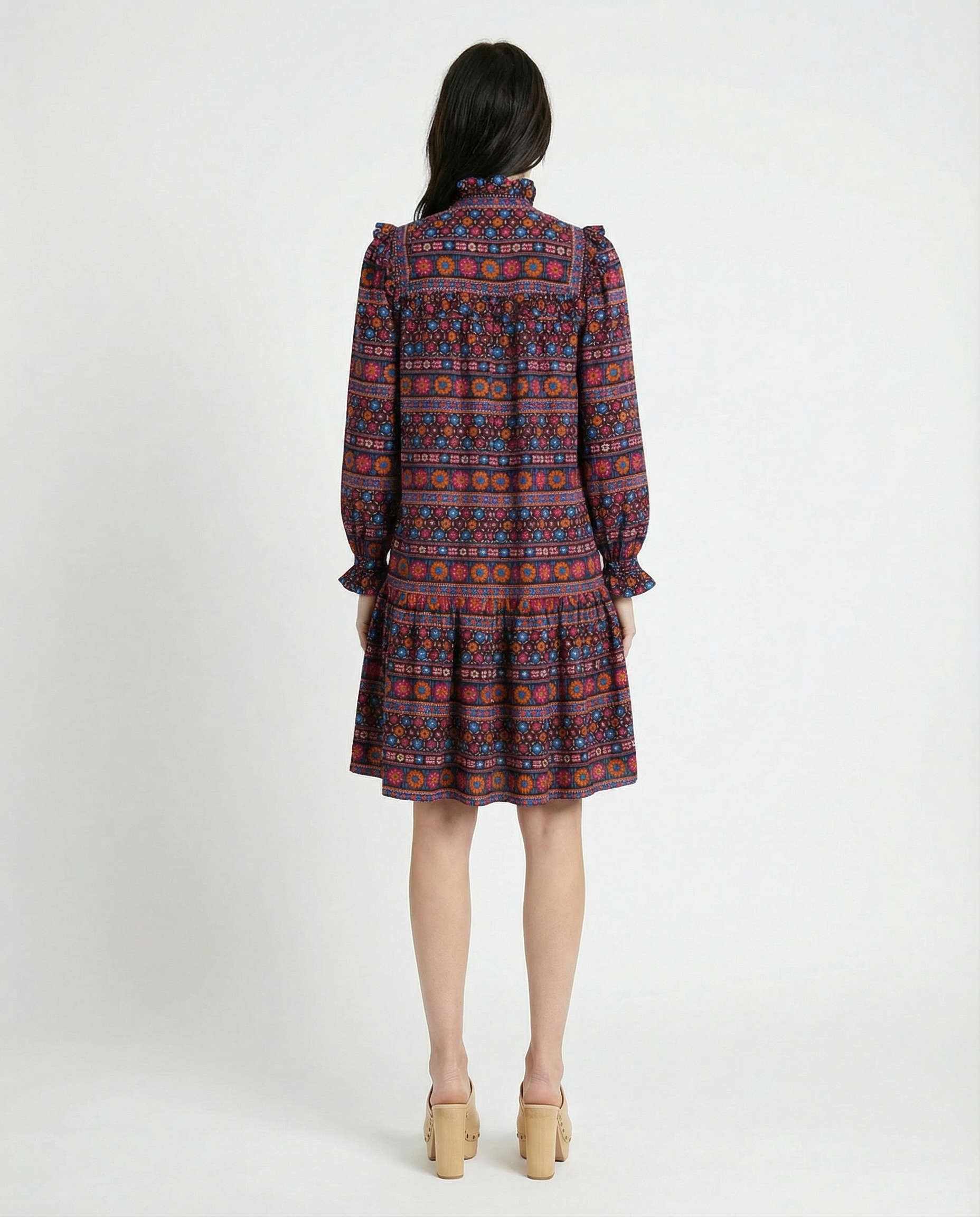 YVES SAINT LAURENT Rive Gauche "Russian Collection" Dress FW 1977