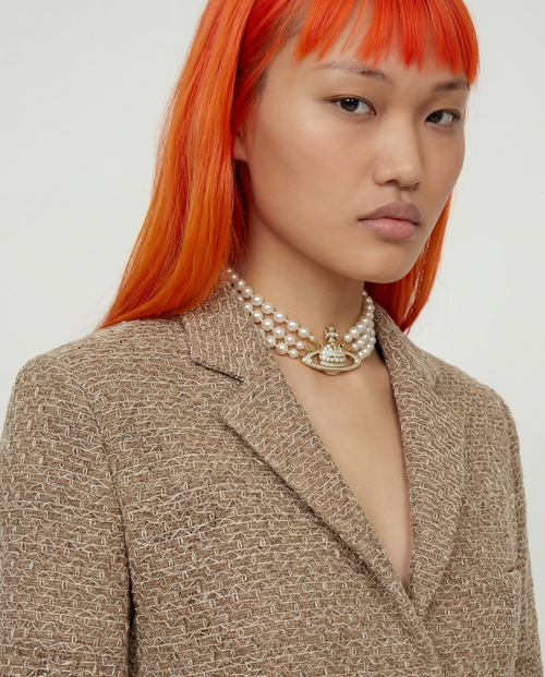 CHANEL Wool Blend Ensemble Jacket & Trousers Set Circa 1990