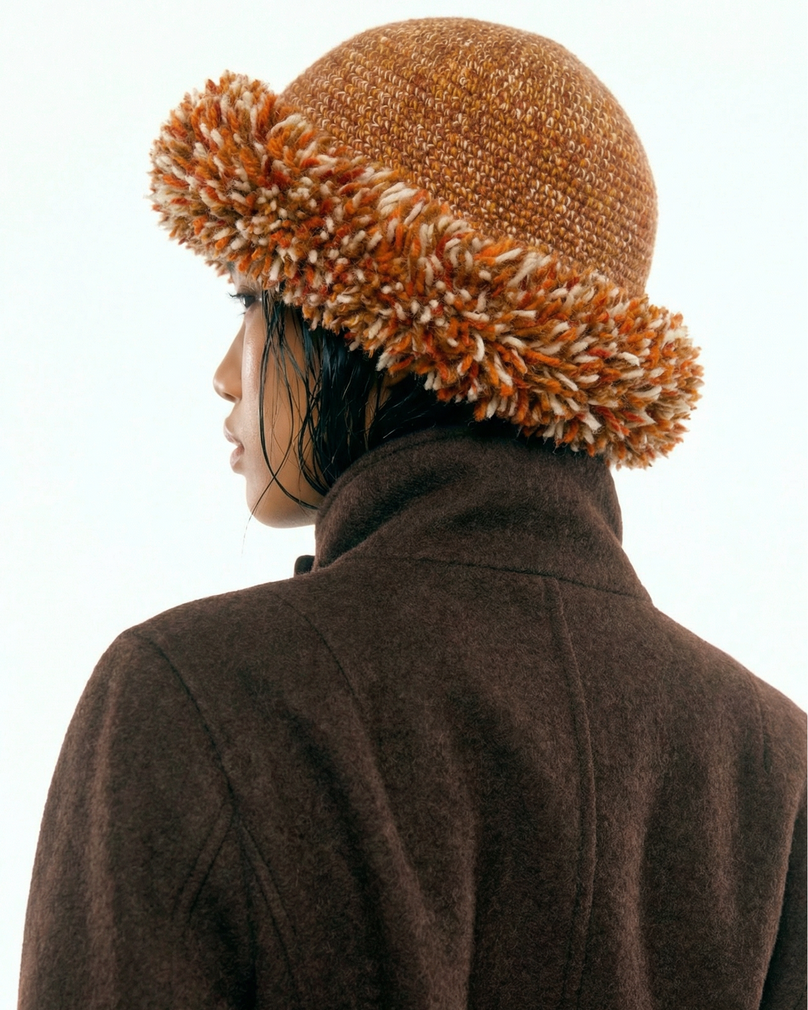 YVES SAINT LAURENT Rive Gauche Knit Wool Hat FW 1976