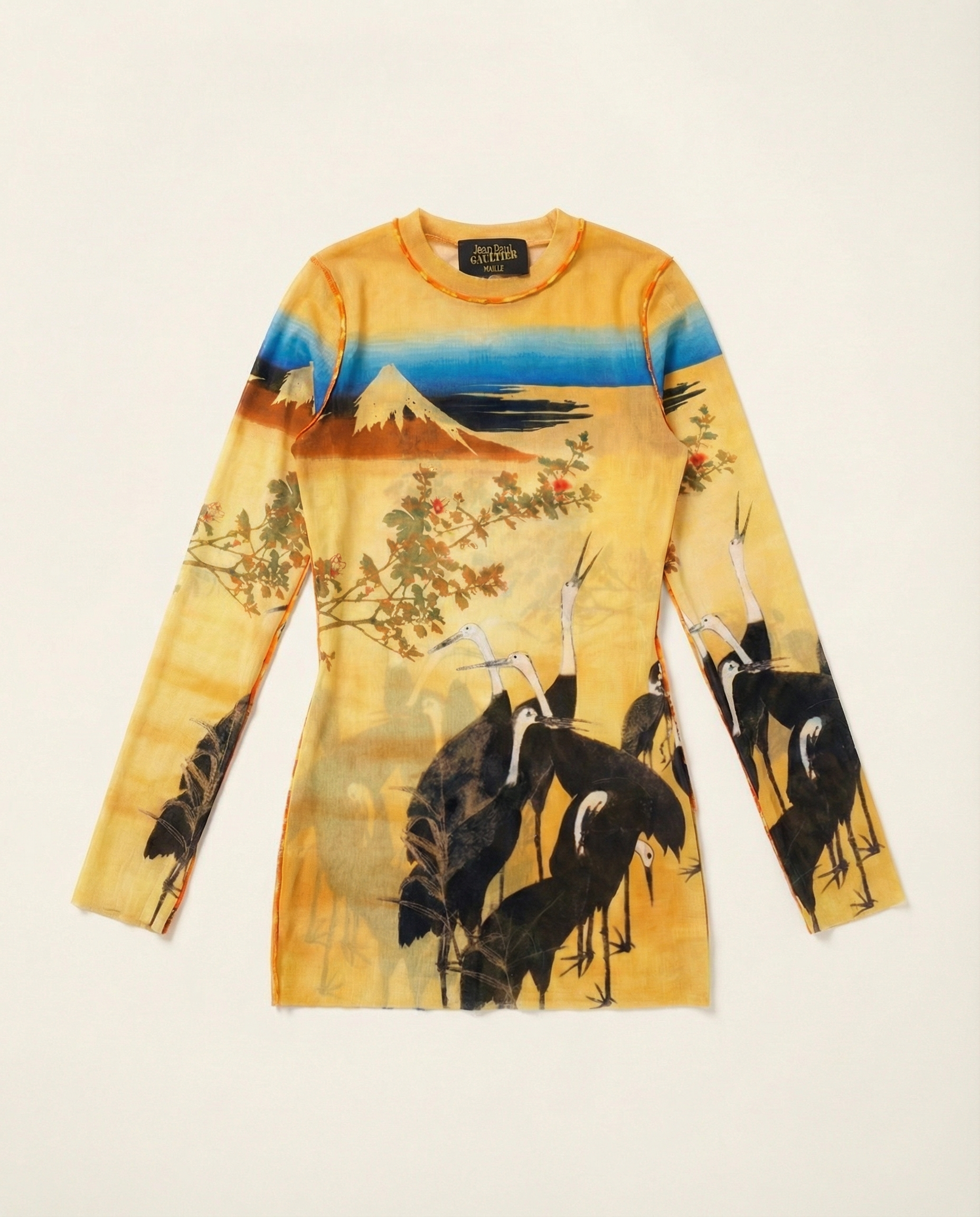 JEAN PAUL GAULTIER Mount Fuji mesh set SS 1999