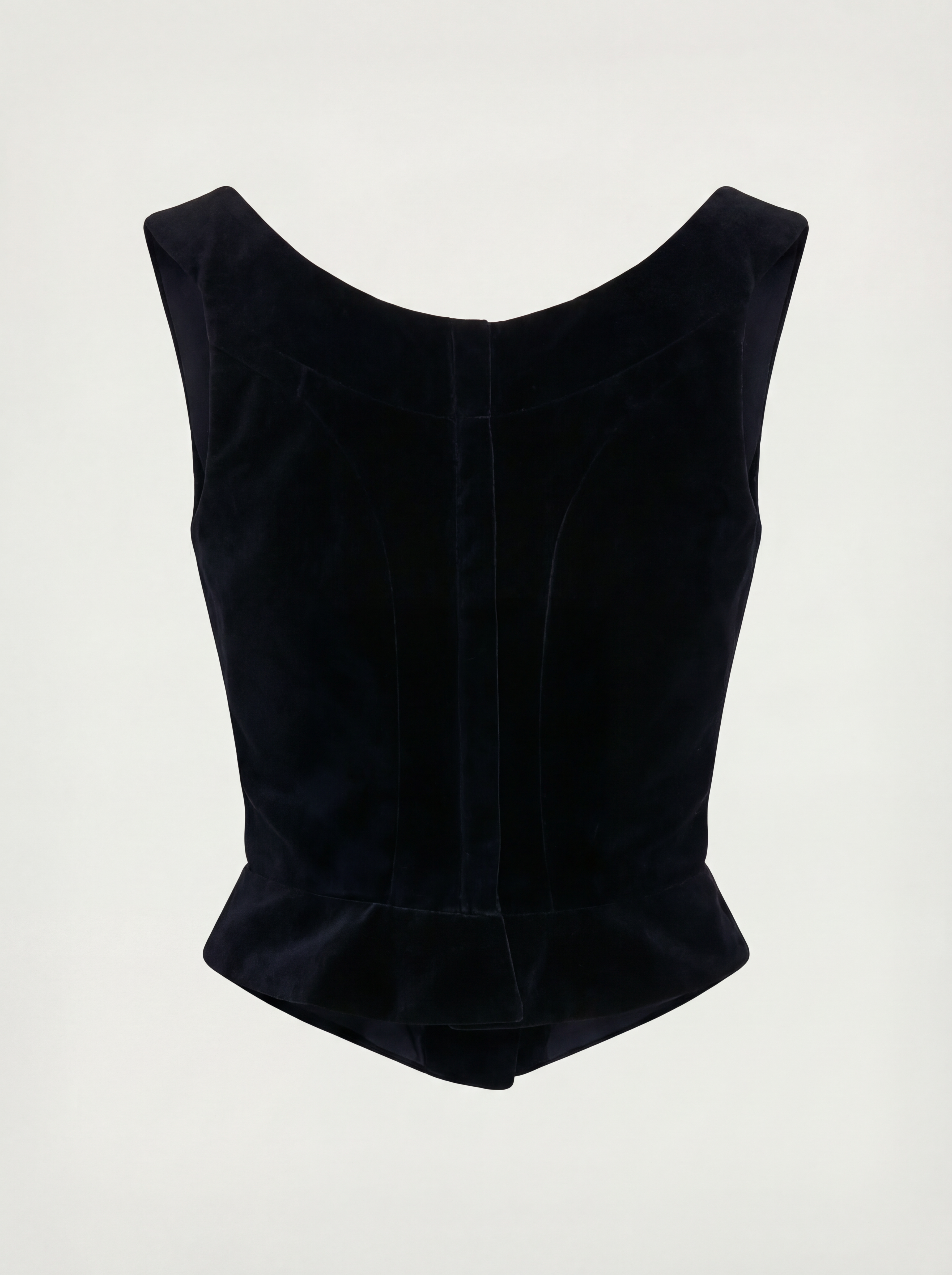 VIVIENNE WESTWOOD black velvet corset circa 1990