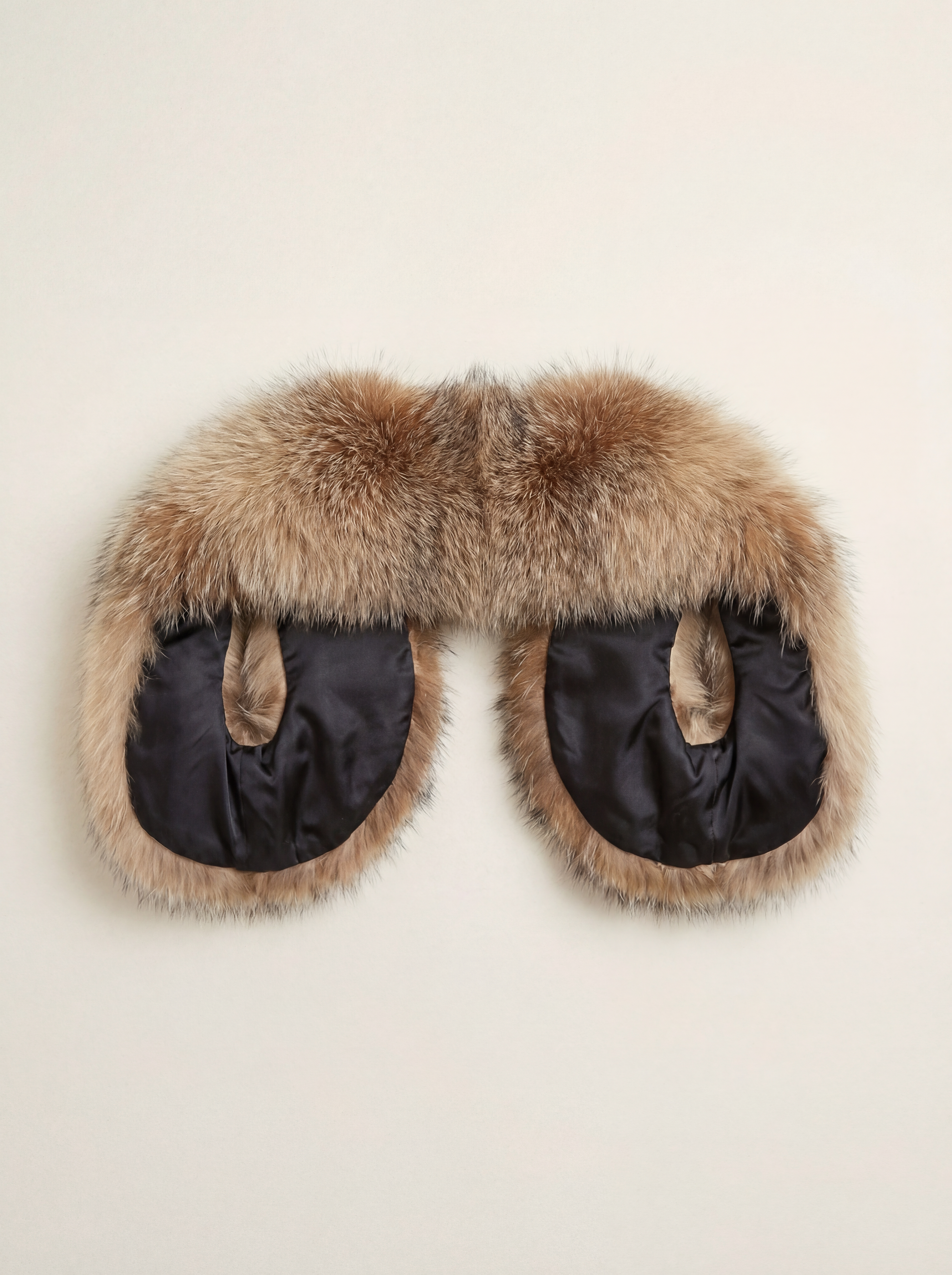 SONIA RYKIEL Fox Fur Cropped Gilet Vintage