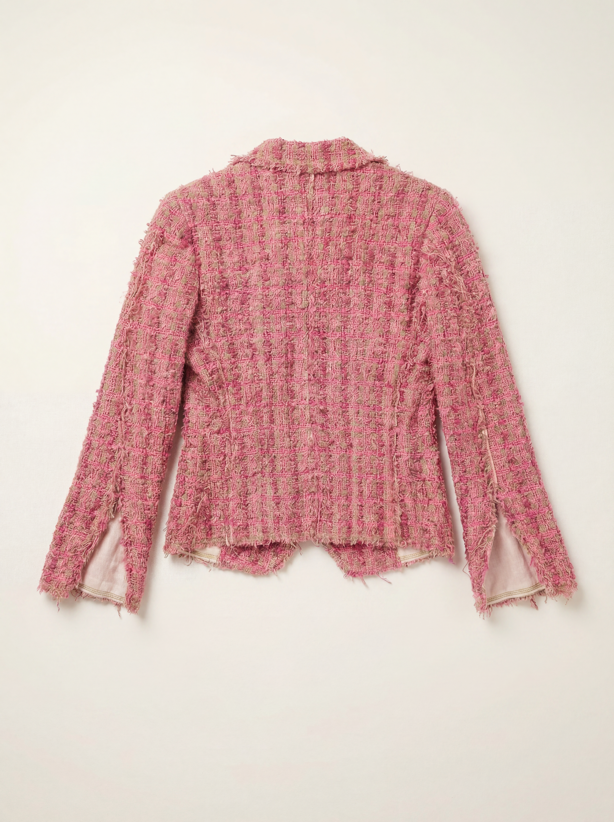 JUNYA WATANABE POUR COMME DES GARÇONS pink tweed Jacket circa 2000