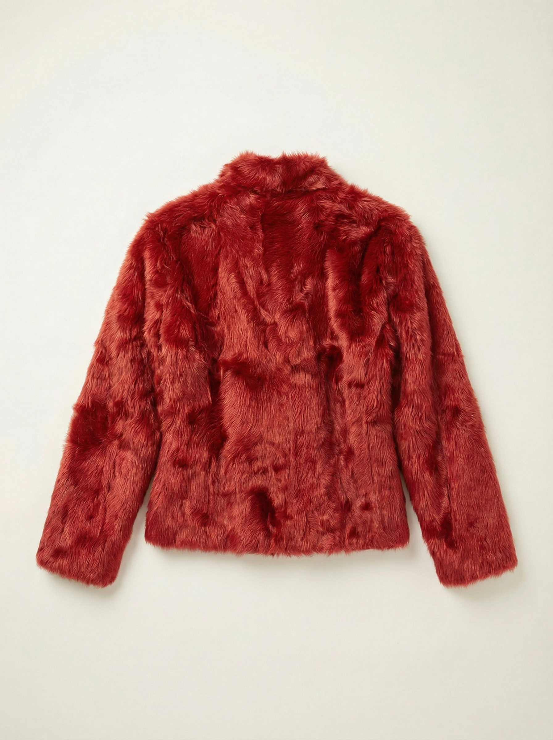 CERRUTI 1881 Vintage red fur Tailored Jacket circa 2000