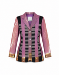 MOSCHINO Printed Vest Jacket with Trompe-l’Œil Motif 1990