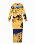 JEAN PAUL GAULTIER Mount Fuji mesh set SS 1999
