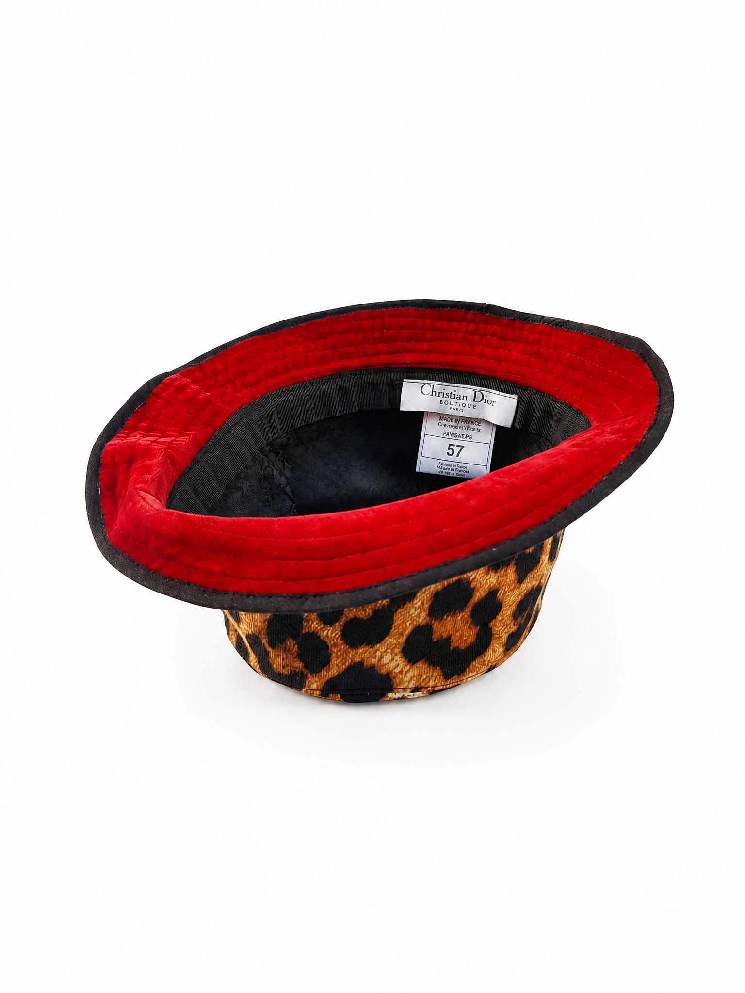 CHRISTIAN DIOR by John Galliano leopard hat AW 2004