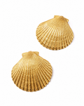 Yves Saint Laurent Vintage Shell Shaped Earrings