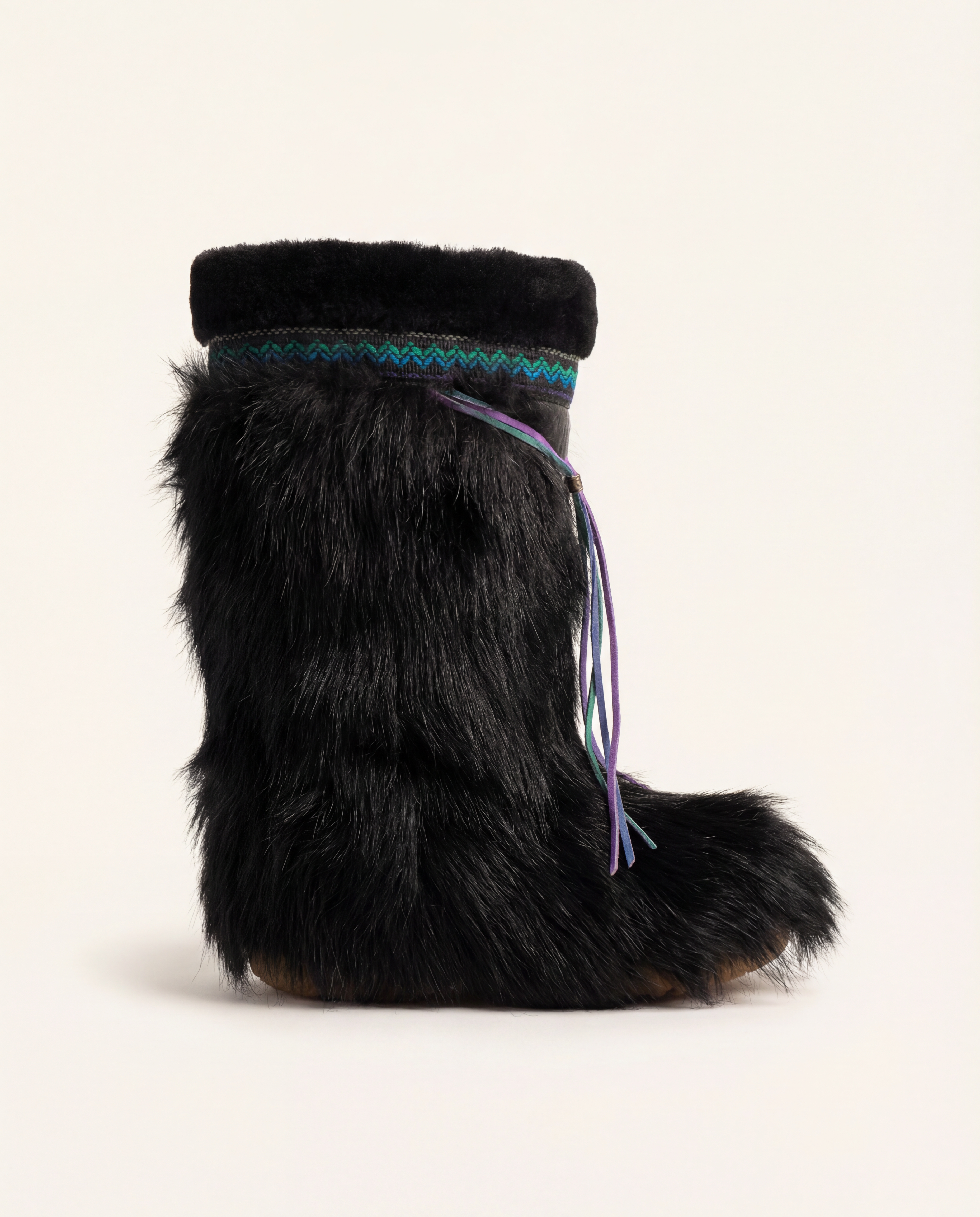 DIADORA Rare Yeti Black Boots Pristine Circa 1970