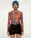 JEAN PAUL GAULTIER Chinese propaganda Top 1990