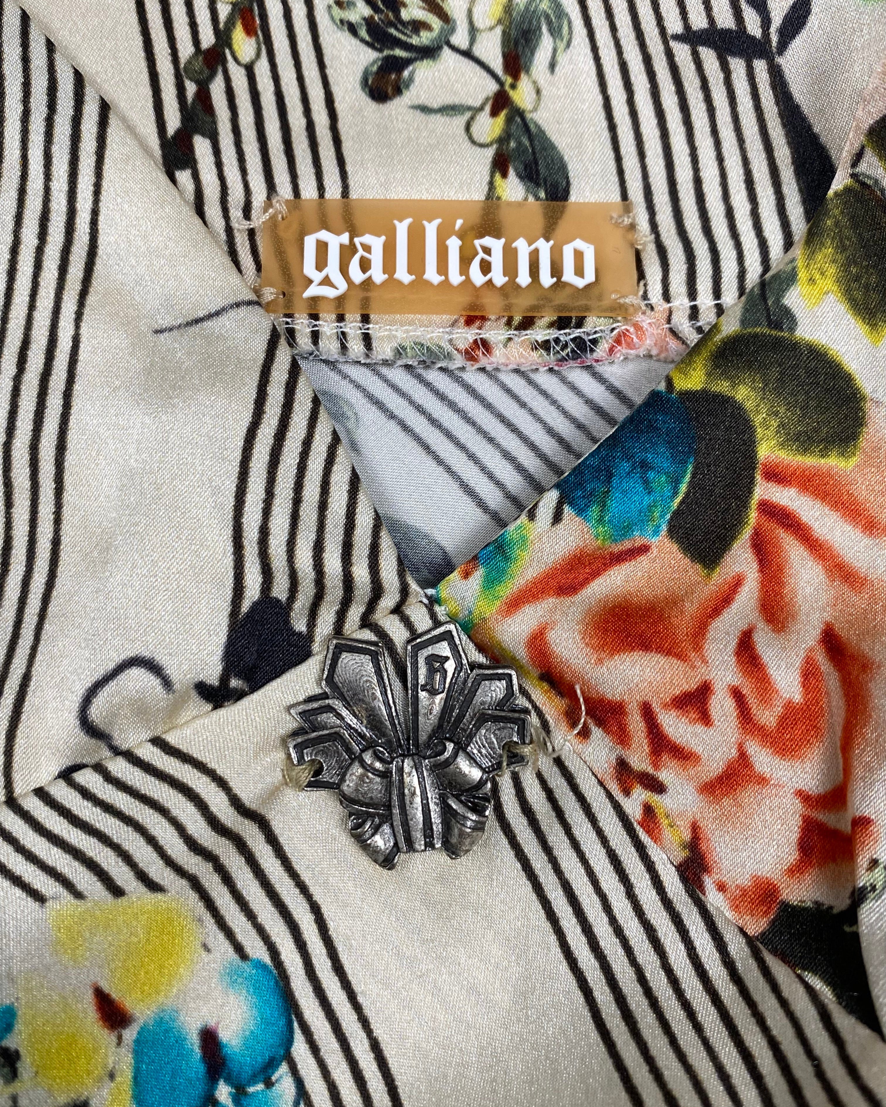 JOHN GALLIANO Rare Silk Camisole Top Early 2000s
