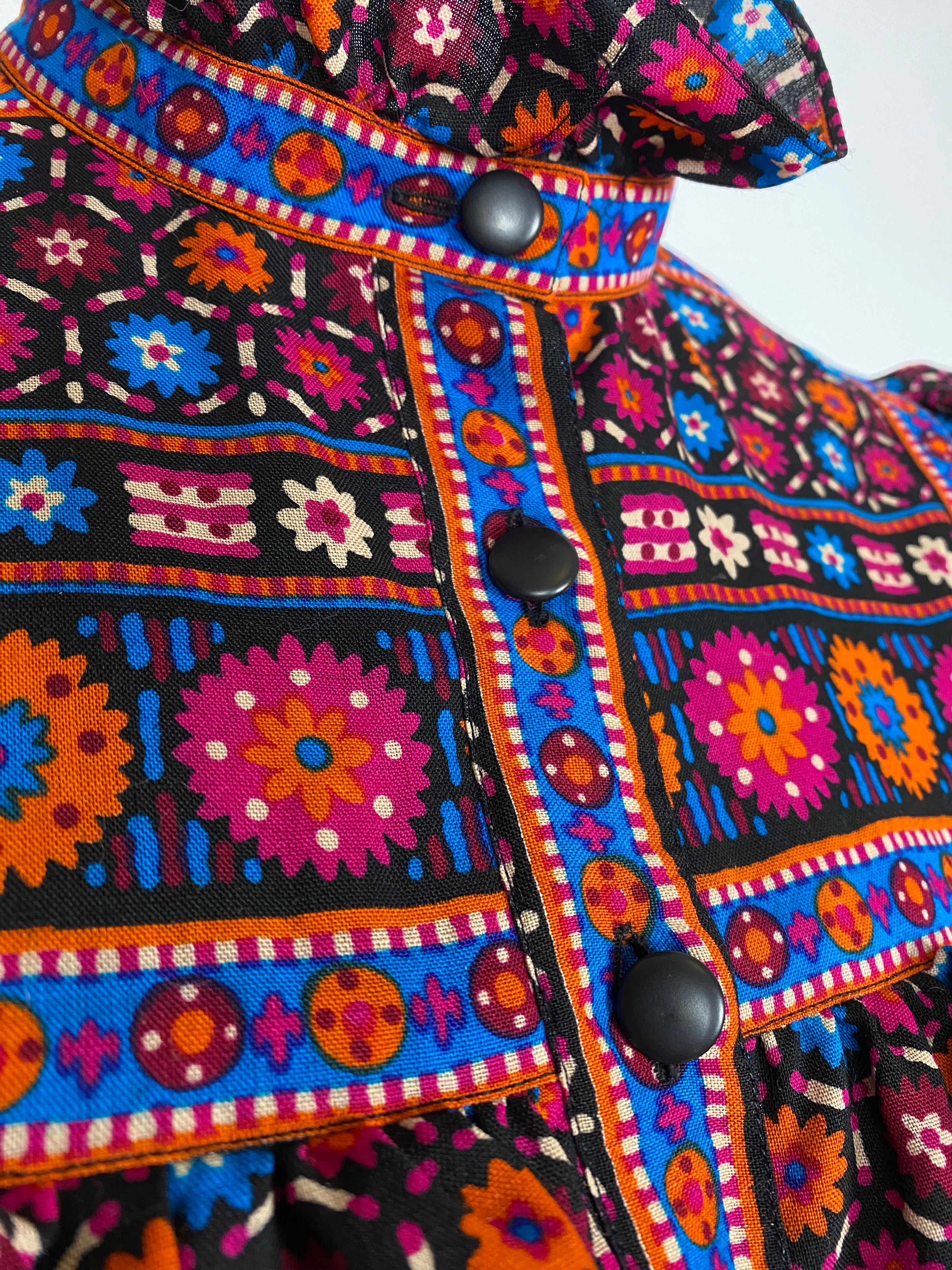 YVES SAINT LAURENT Rive Gauche "Russian Collection" Dress FW 1977