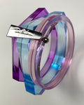 THIERRY MUGLER Perspex trio Bracelet 1980