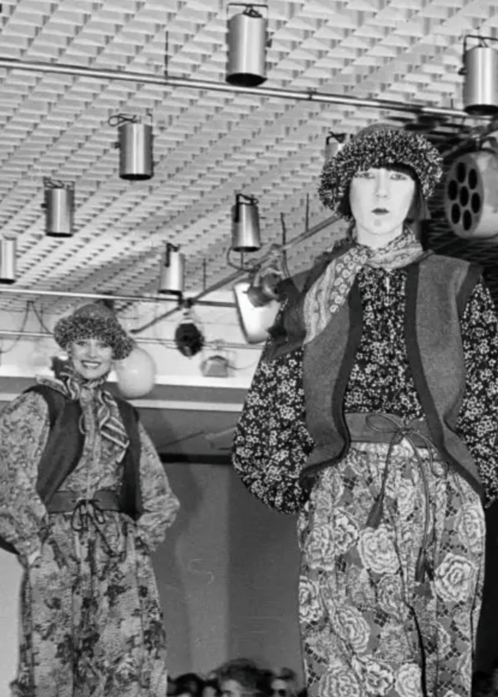 YVES SAINT LAURENT Rive Gauche Knit Wool Hat FW 1976