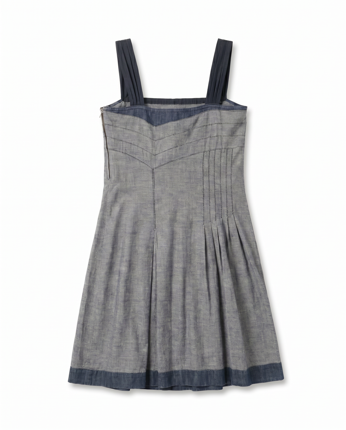MIU MIU ARCHIVE DENIM MIDI DRESS SS 2006