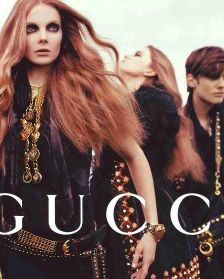 GUCCI Runway Large black studded Babouska Bag FW 2008