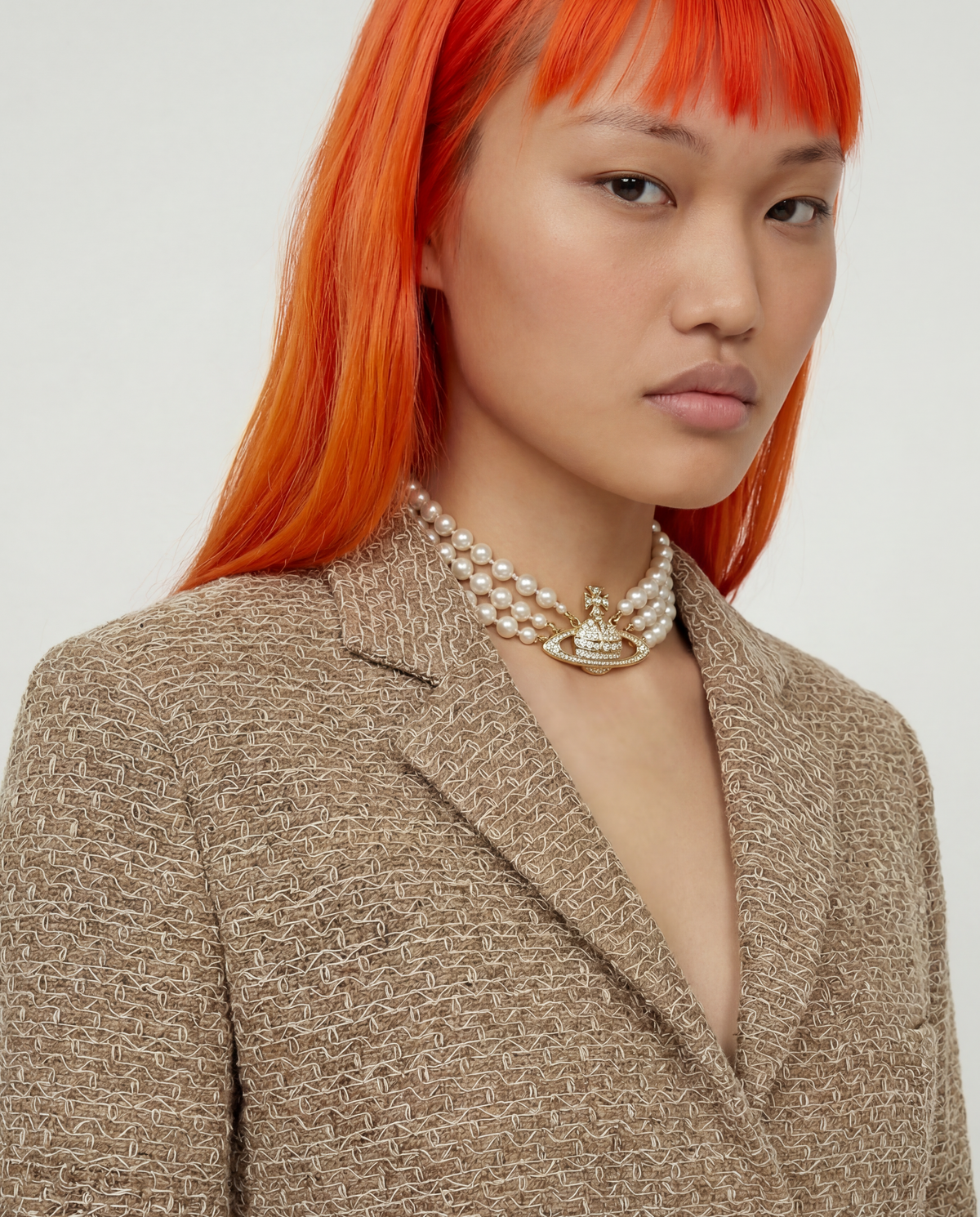 CHANEL Wool Blend Ensemble Jacket & Trousers Set Circa 1990