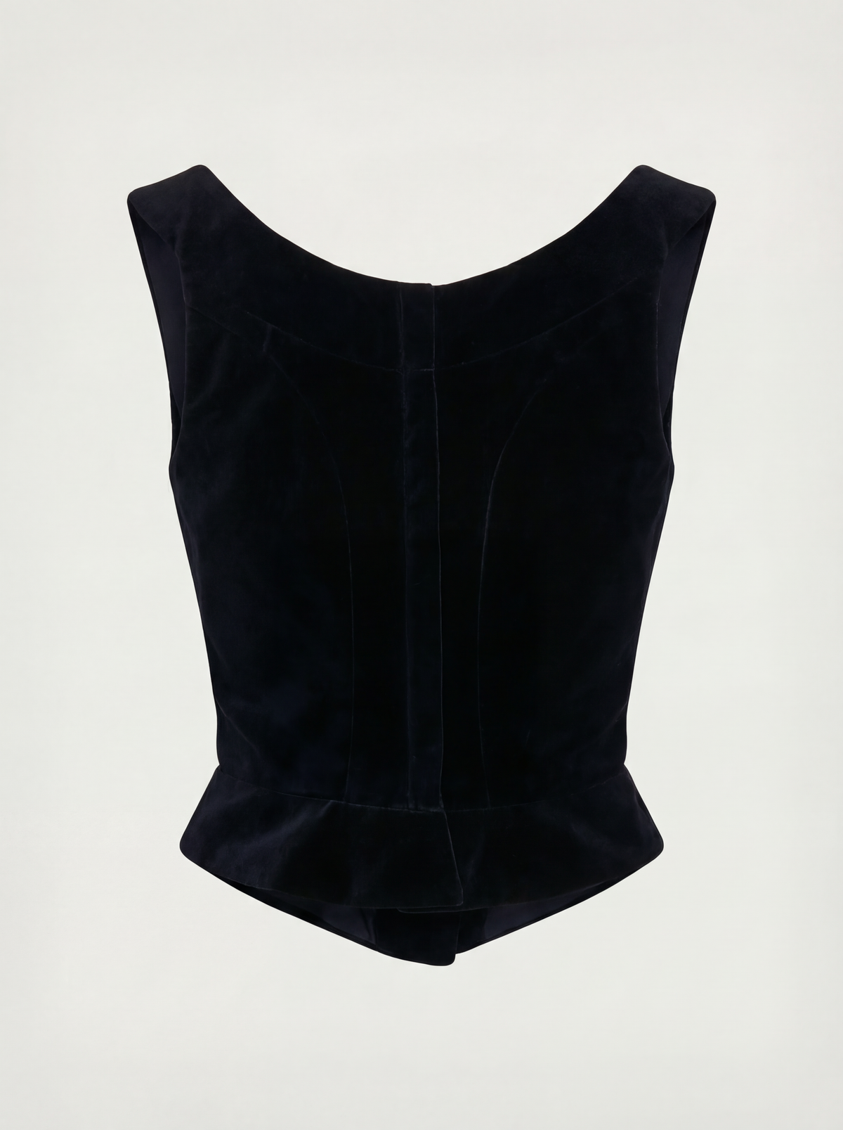 VIVIENNE WESTWOOD black velvet corset circa 1990