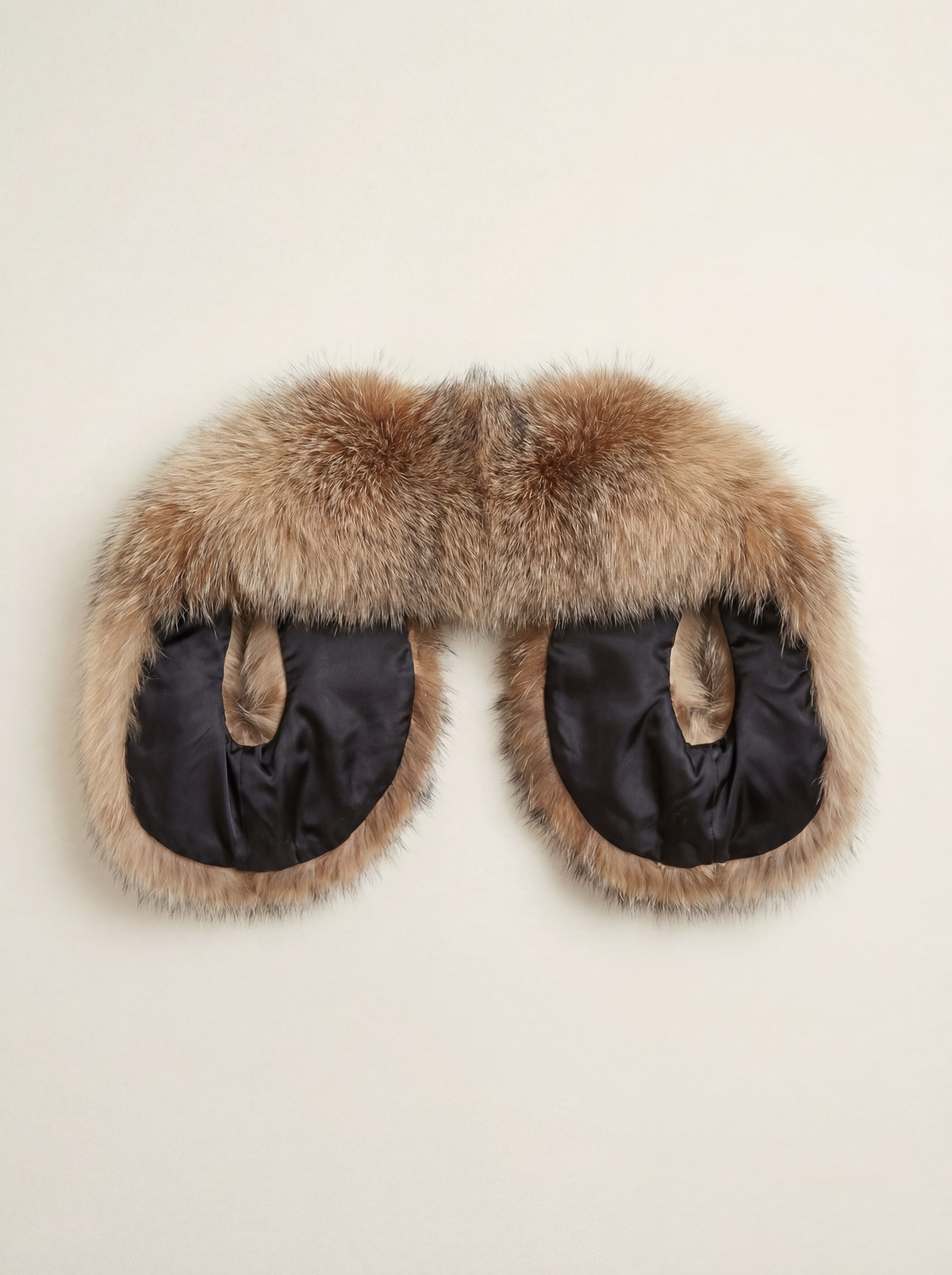 SONIA RYKIEL Fox Fur Cropped Gilet Vintage