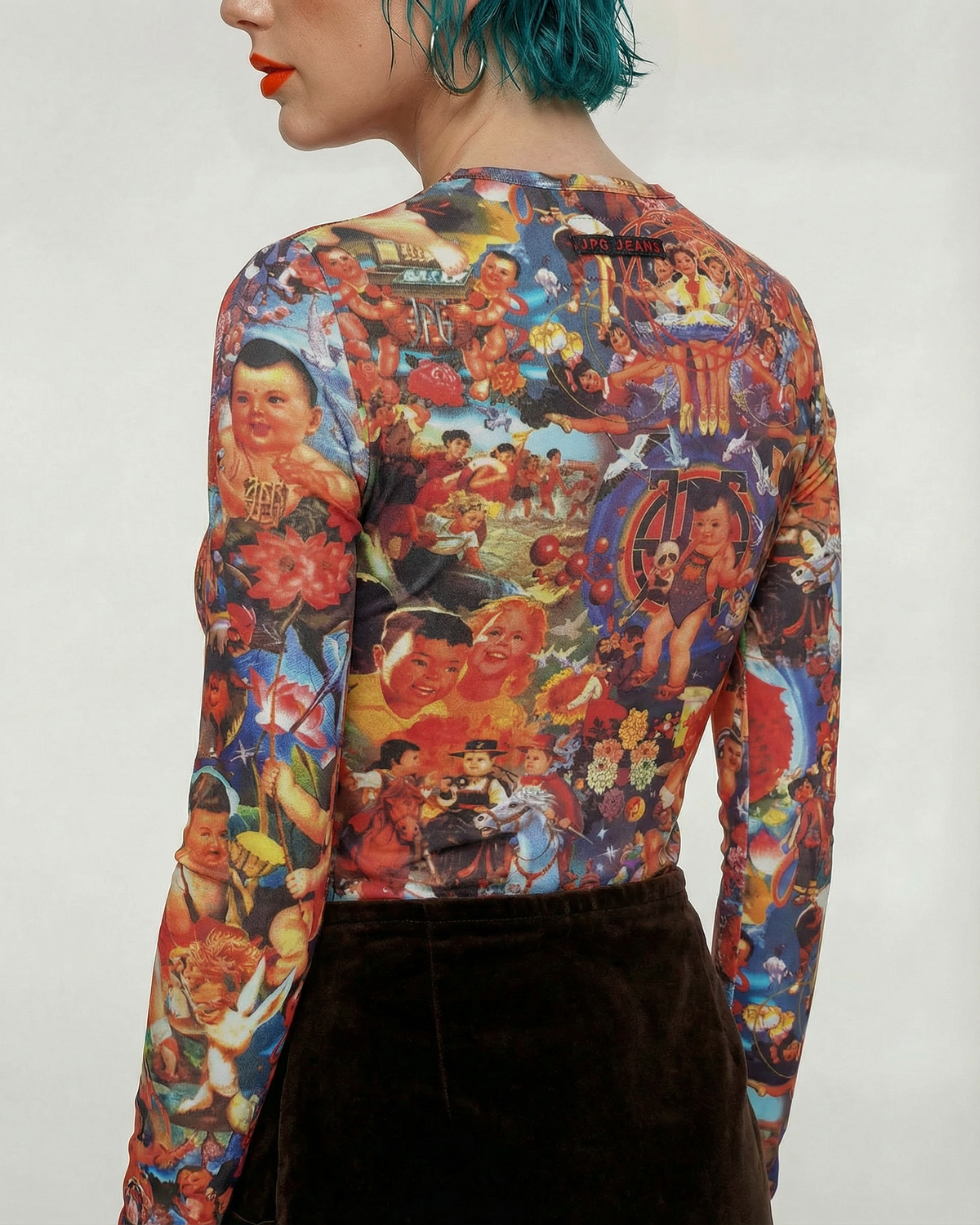 JEAN PAUL GAULTIER Chinese propaganda Top 1990