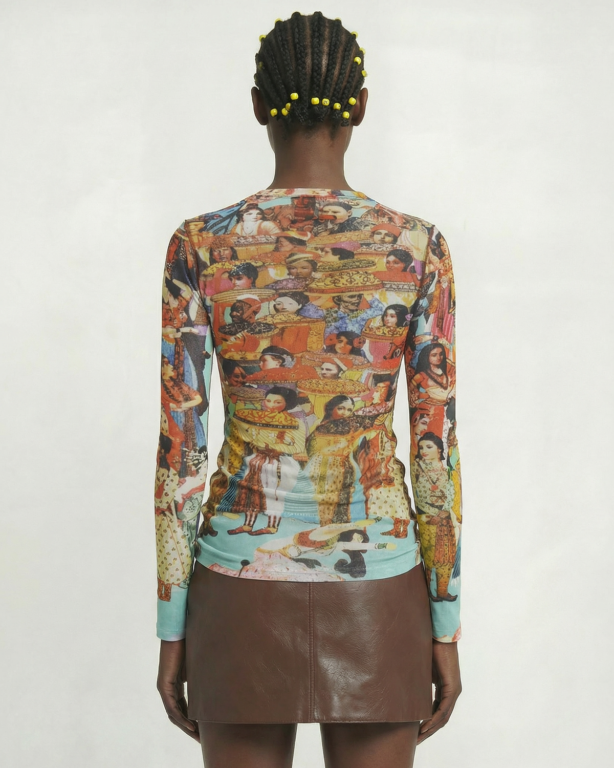 JEAN PAUL GAULTIER Collector "Around the World" mesh shirt 2000