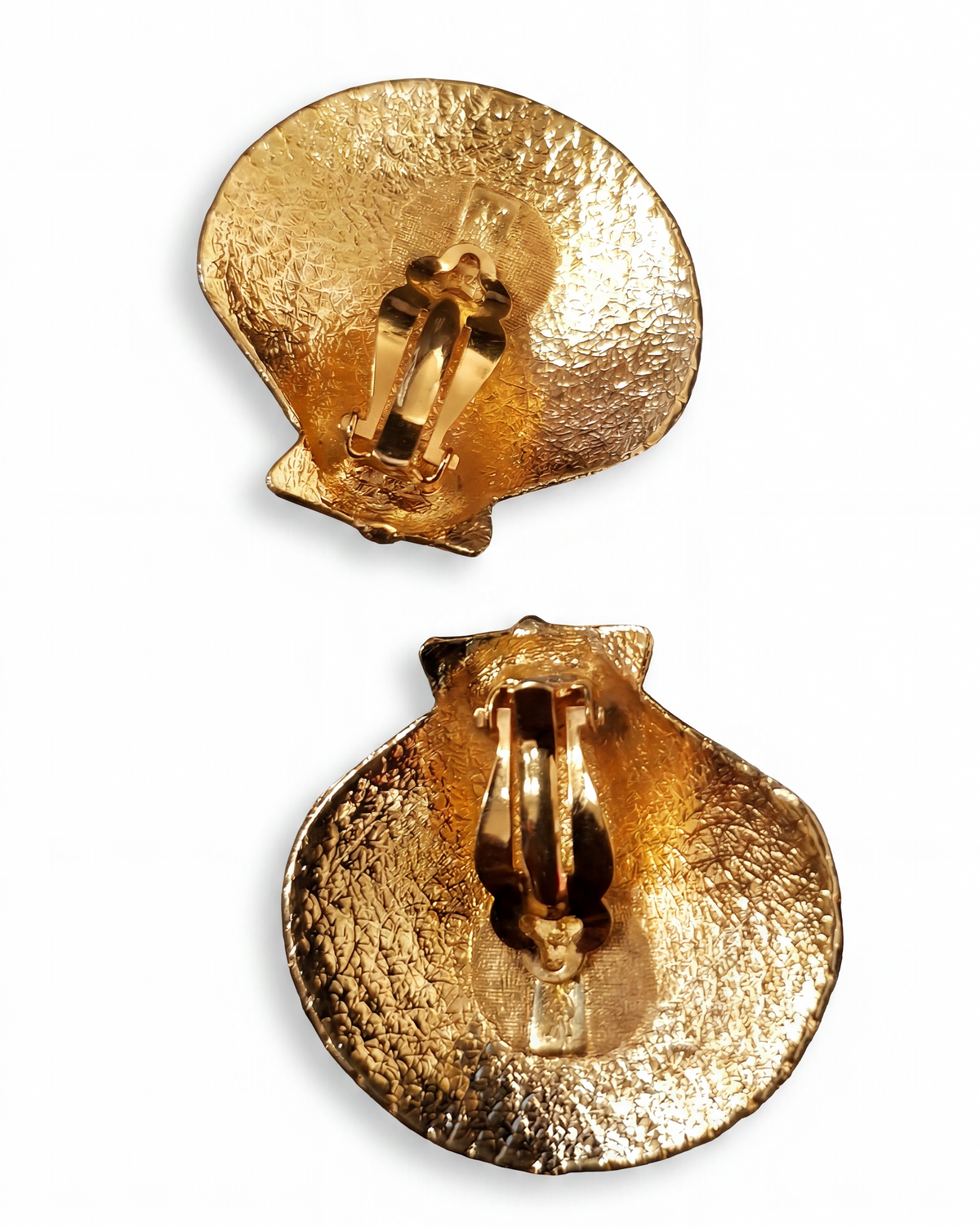 Yves Saint Laurent Vintage Shell Shaped Earrings