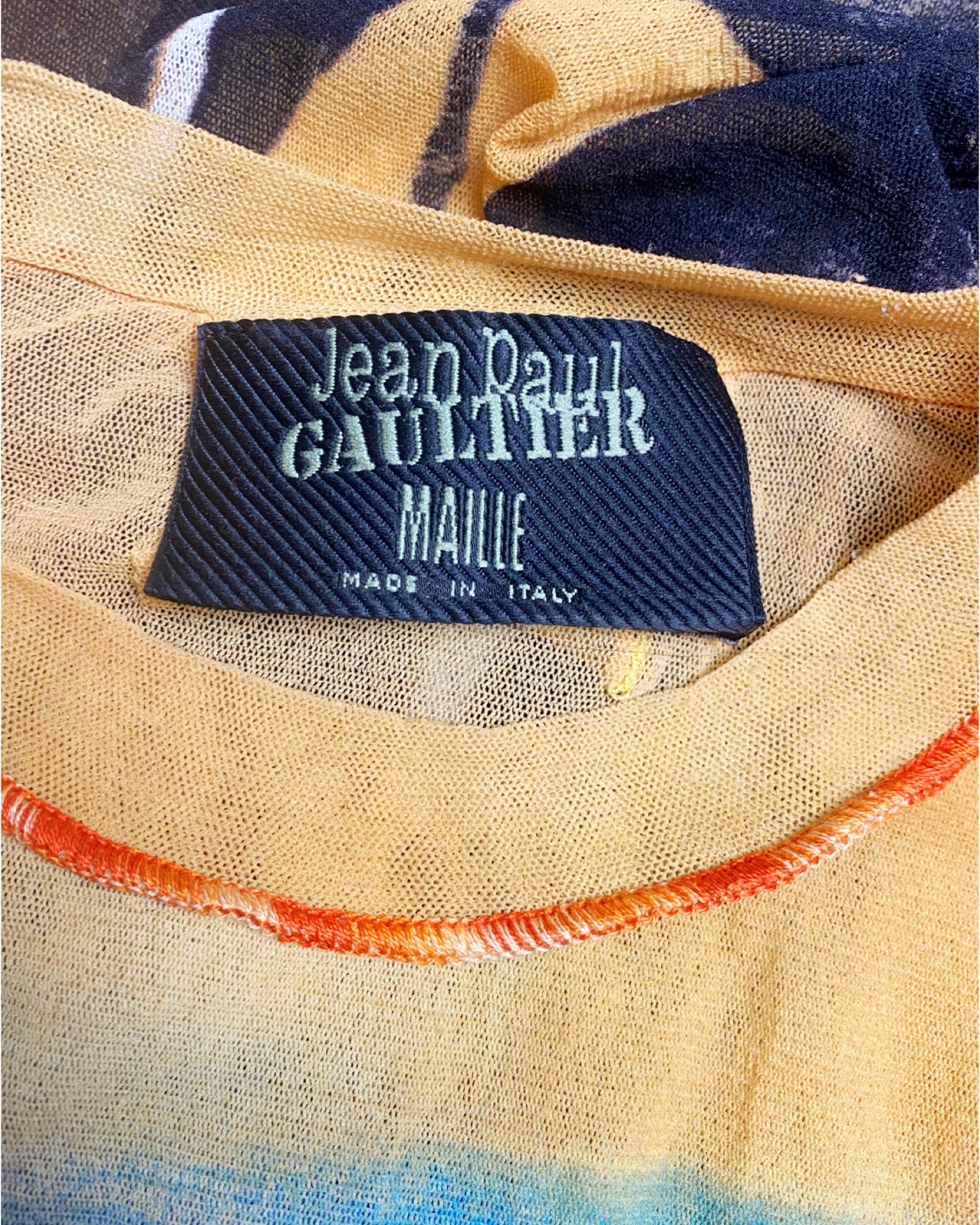 JEAN PAUL GAULTIER Mount Fuji mesh set SS 1999