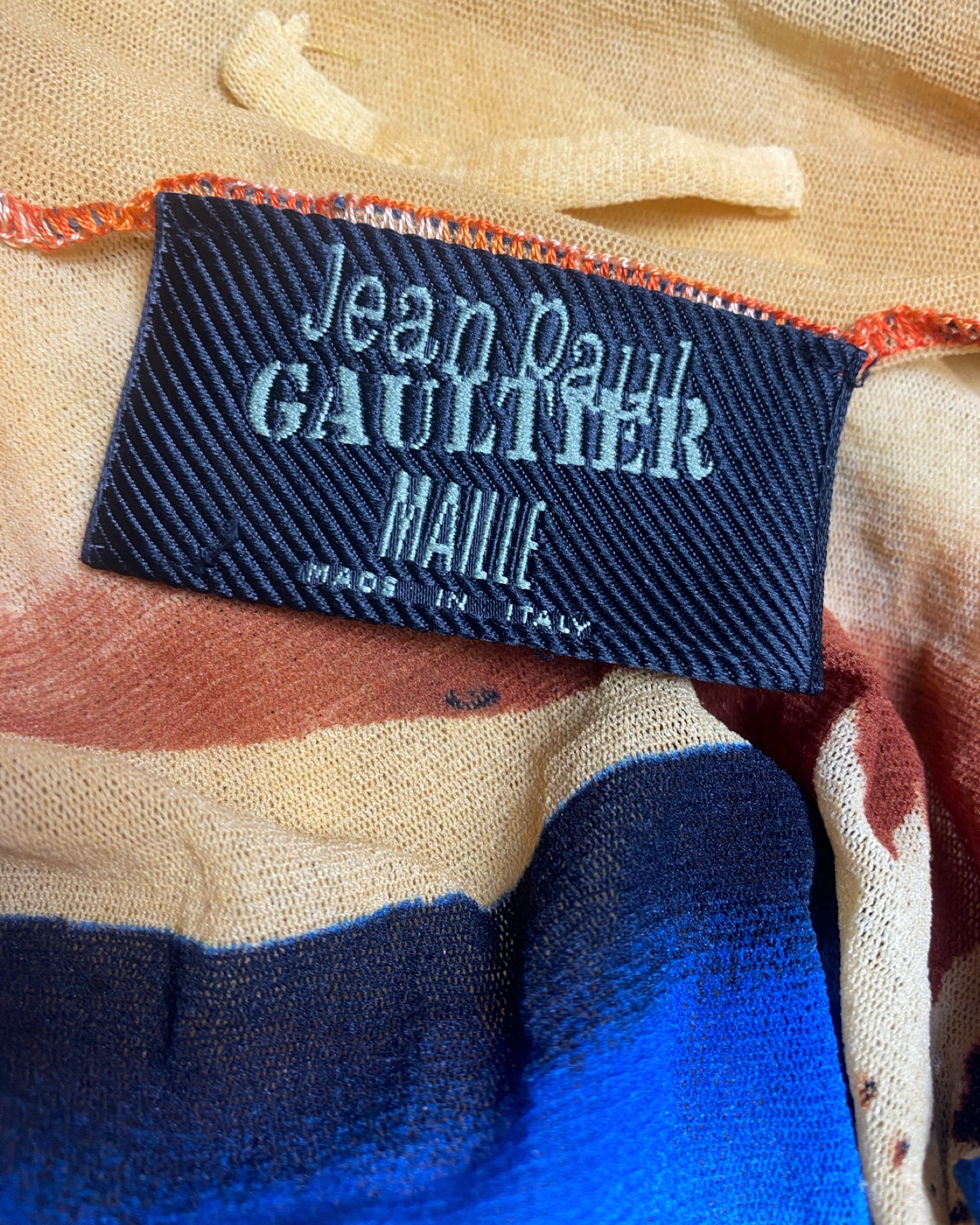 JEAN PAUL GAULTIER Mount Fuji mesh set SS 1999